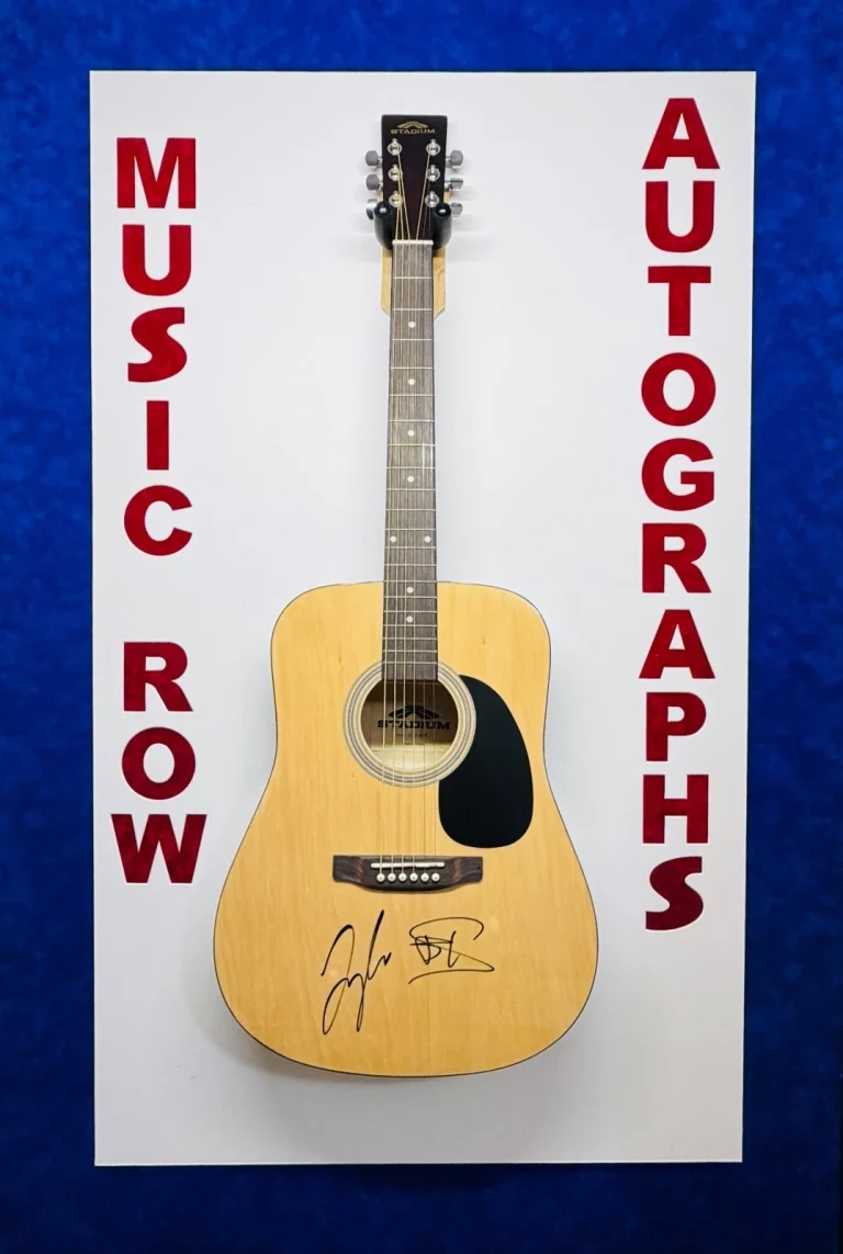 FLORIDA GEORGIA LINE Brian Kelley Tyler Hubbard Signed Auto Acoustic Guitar LOA