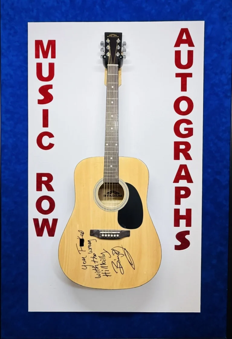 BILLY BOB THORNTON Landman Signed Autograph Acoustic Guitar GRAD LOA