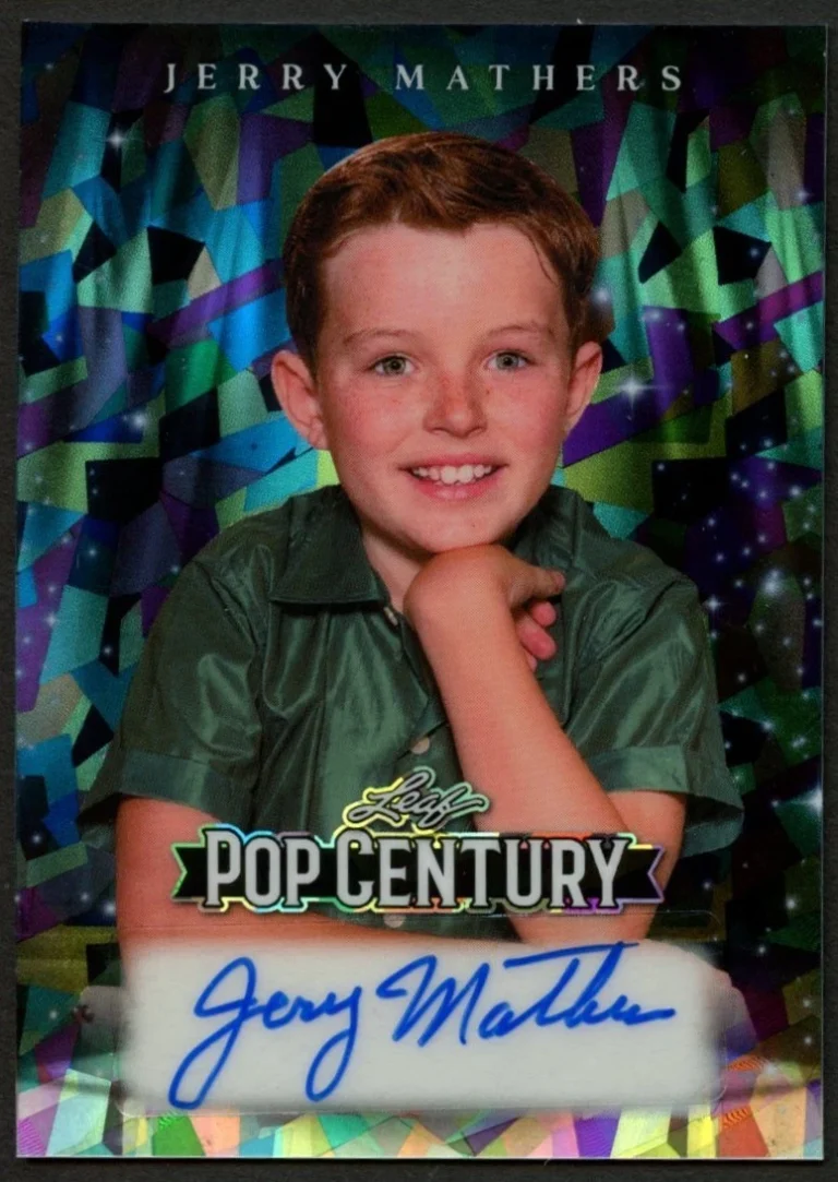 Jerry Mathers signed autograph 2026 Leaf Pop Century Card 2/15