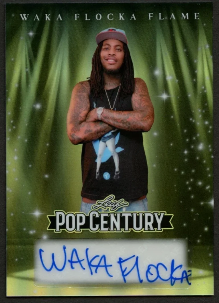 Waka Flocka Flame signed autograph 2026 Leaf Pop Century Card 25/25