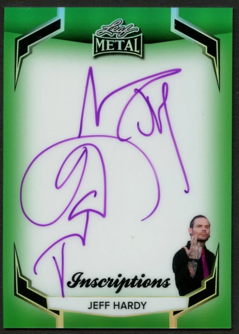 Jeff Hardy signed autograph 2026 Leaf Pop Century Metal Card 4/5