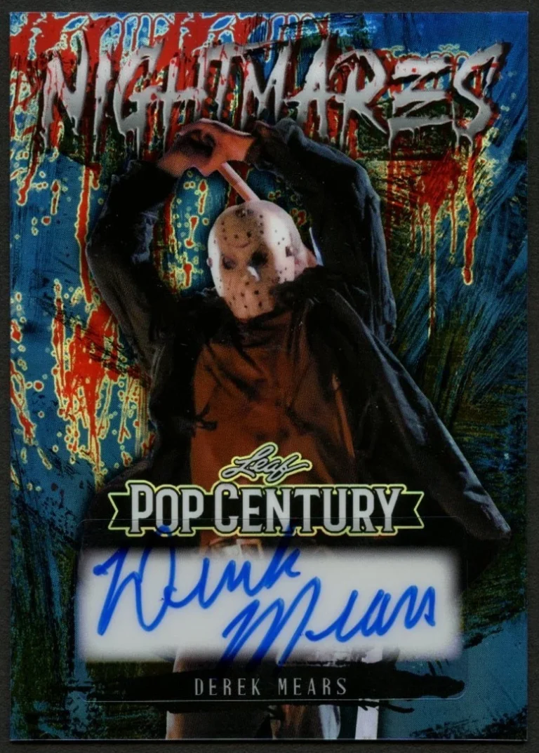 Derek Mears signed autograph auto 2026 Leaf Pop Century Nightmares Card 1/3