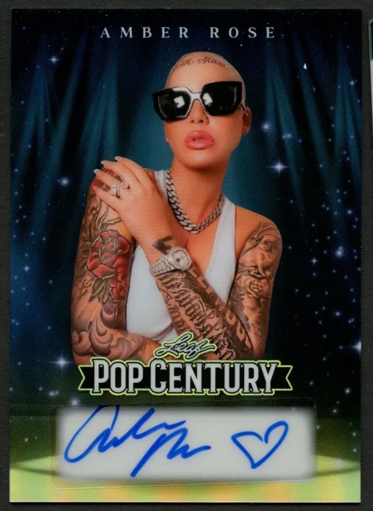 Amber Rose signed autograph 2026 Leaf Pop Century Card 4/5