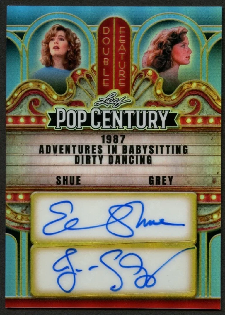 Elizabeth & Shue & Jennifer Grey auto 2026 Leaf Pop Century Double Feature 1/1