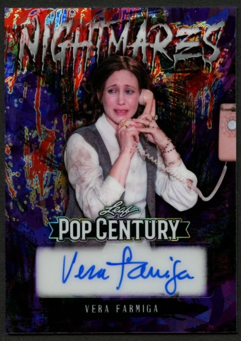 Vera Farmiga signed autograph auto 2026 Leaf Pop Century Nightmares Card 1/1