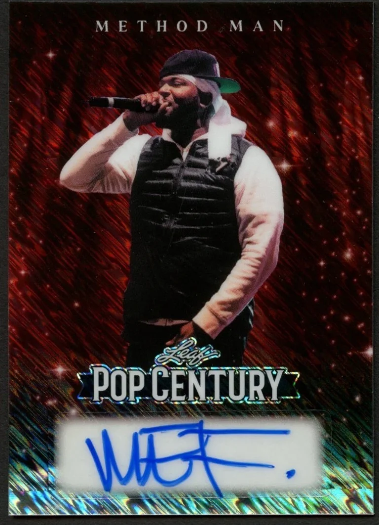Method Man signed autograph auto 2026 Leaf Pop Century Card 1/1