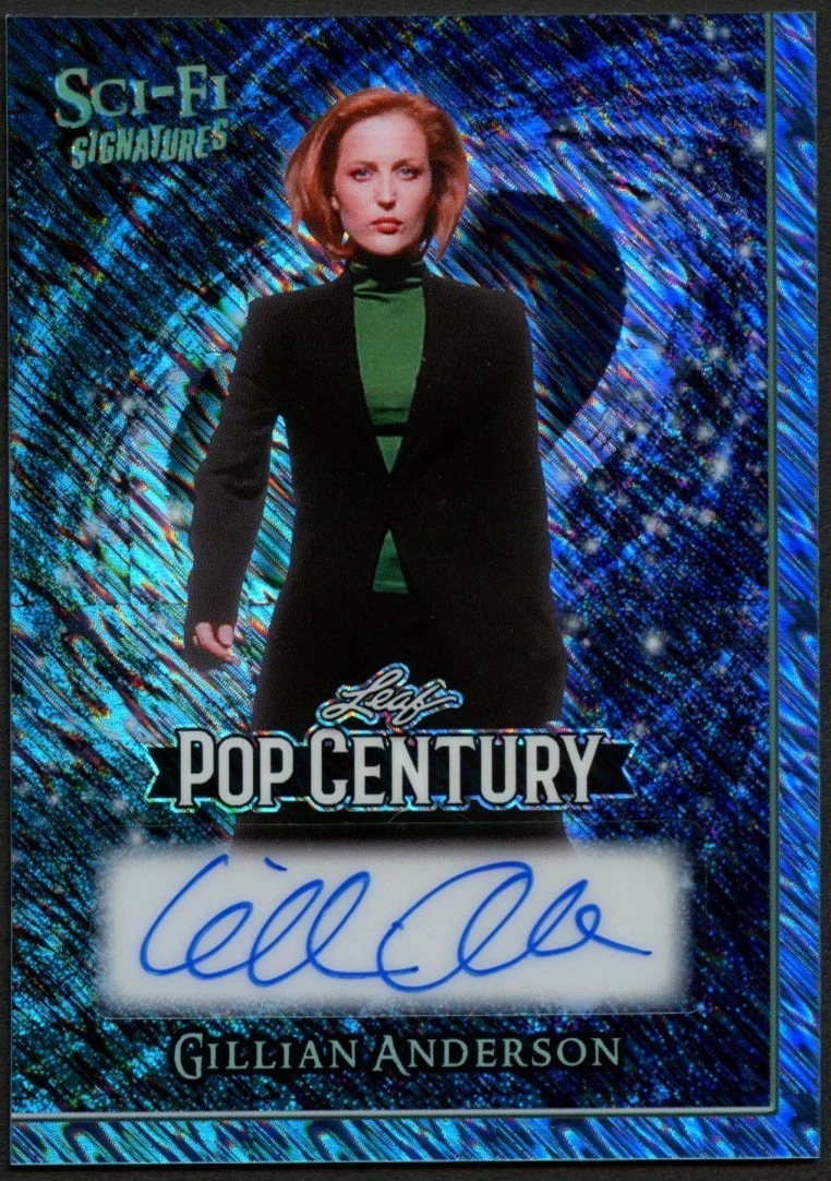 Gillian Anderson signed autograph 2026 Leaf Pop Century Sci-Fi Signatures 1/1