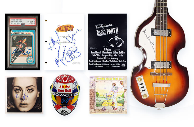 authentic memorabilia