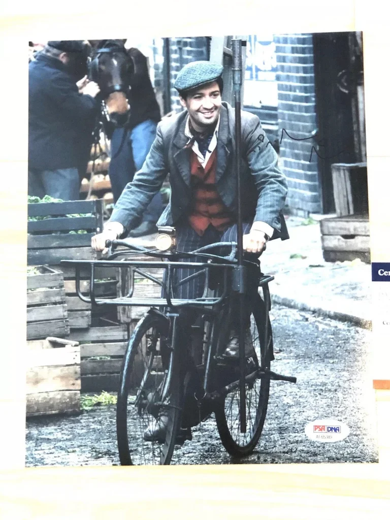 Lin Manuel Miranda Signed 8x10 Photo Hamilton Mary Poppins Movie Star PSA/DNA