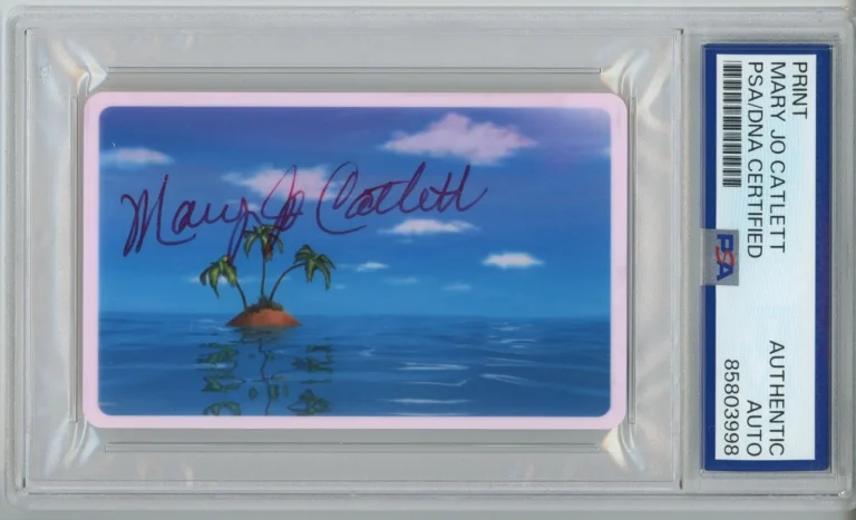 SPONGEBOB SQUAREPANTS MRS PUFF DRIVERS LICENSE SIGNED MARY JO CATLETT PSA DNA