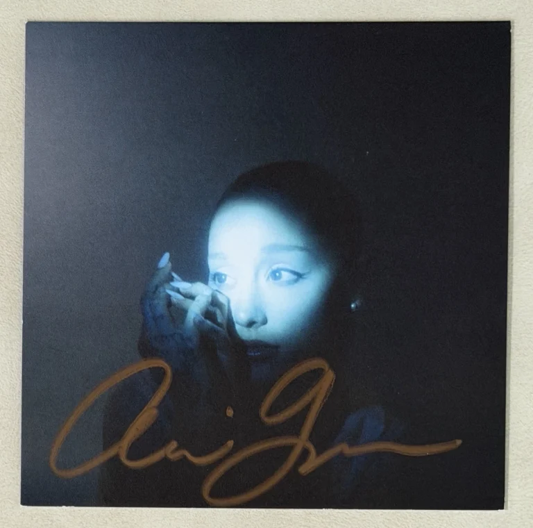 Ariana Grande SIGNED Eternal Sunshine Deluxe GOLD Card & CD PSA DNA COA AUTO