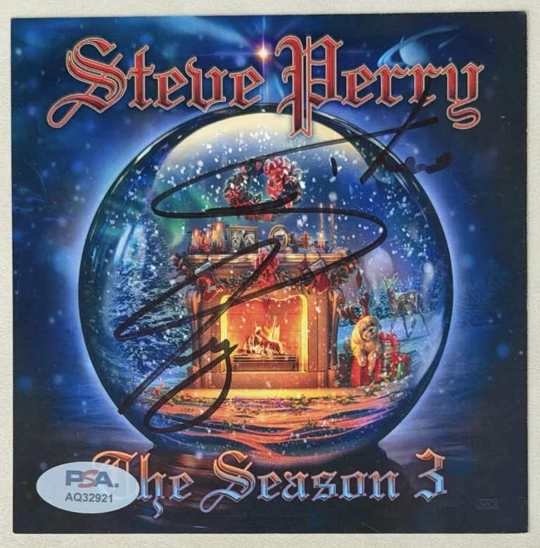 Steve Perry Journey Band The Season CD & SIGNED Album Card Autograph PSA DNA COA