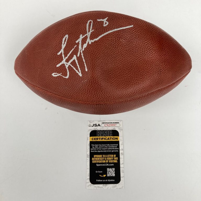 Troy Aikman Signed Official NFL Wilson Game Football JSA COA