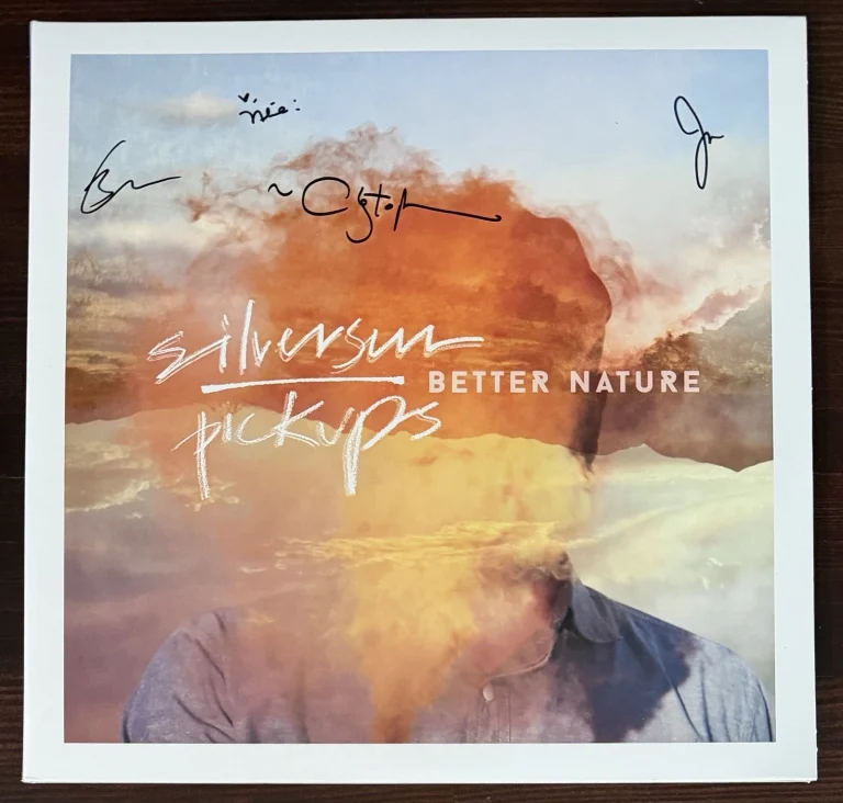 Silversun Pickups SIGNED Better Nature Vinyl LP COVER BAS Beckett COA Autograph