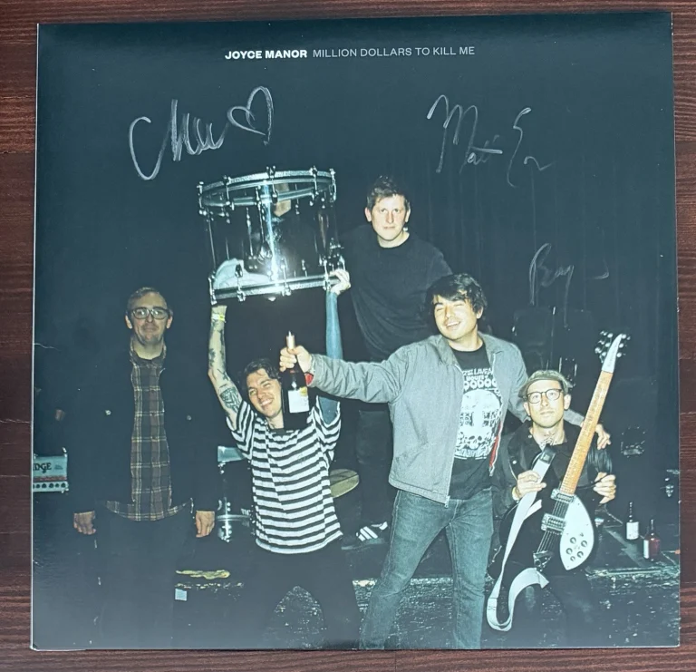 Joyce Manor SIGNED Million Dollars To Kill Vinyl COVER BAS Beckett COA Autograph