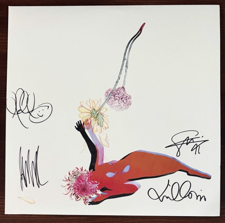 Future Islands BAND SIGNED The Far Field Vinyl LP COVER BAS Beckett COA Auto