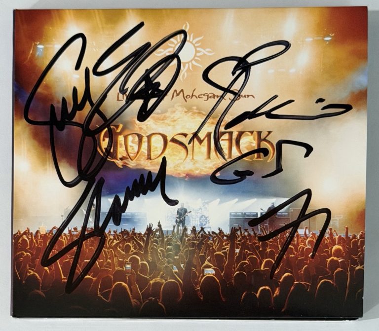 SIGNED Godsmack LIVE MOHEGAN SUN Album Cover & CD BAS Beckett COA AUTOGRAPH