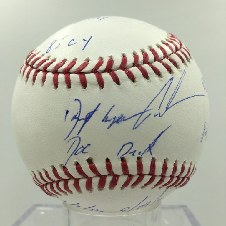 Dwight Doc Gooden Signed Heavily Inscribed MLB Baseball PSA DNA COA