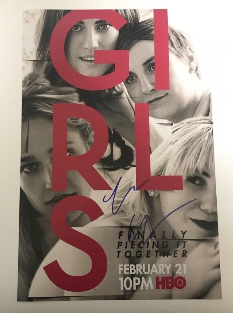 * LENA DUNHAM * signed autographed 12x18 photo poster * GIRLS * 2