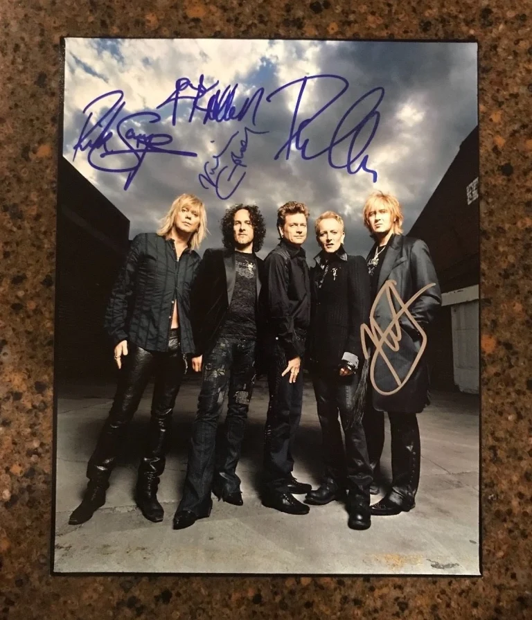 *DEF LEPPARD* signed autographed 11x14 photo *ELLIOTT, ALLEN, COLLEN +2 PROOF* 1