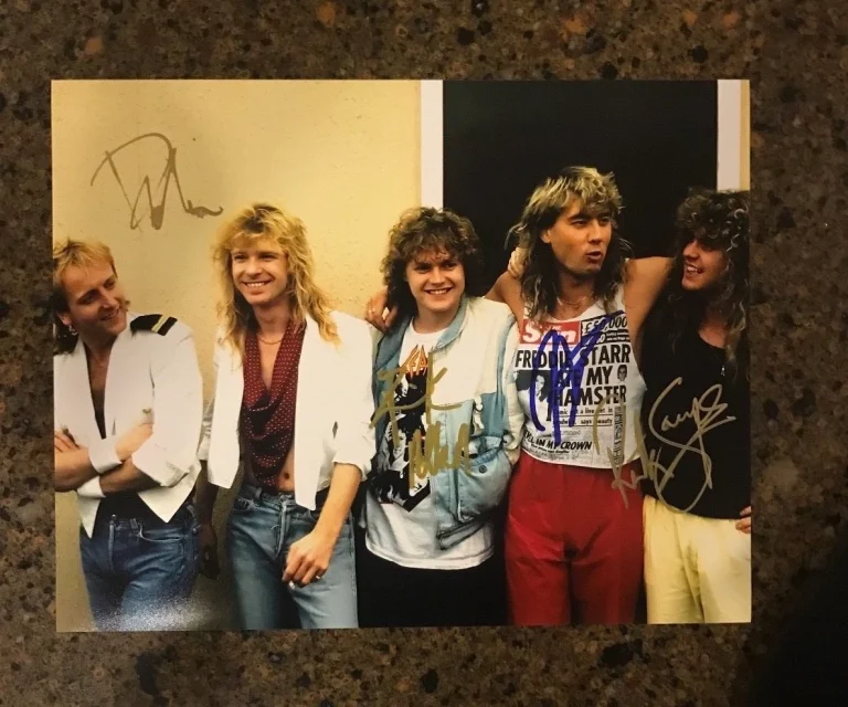 * DEF LEPPARD * signed autographed 11x14 photo * ELLIOTT, ALLEN + 2 * PROOF * 9