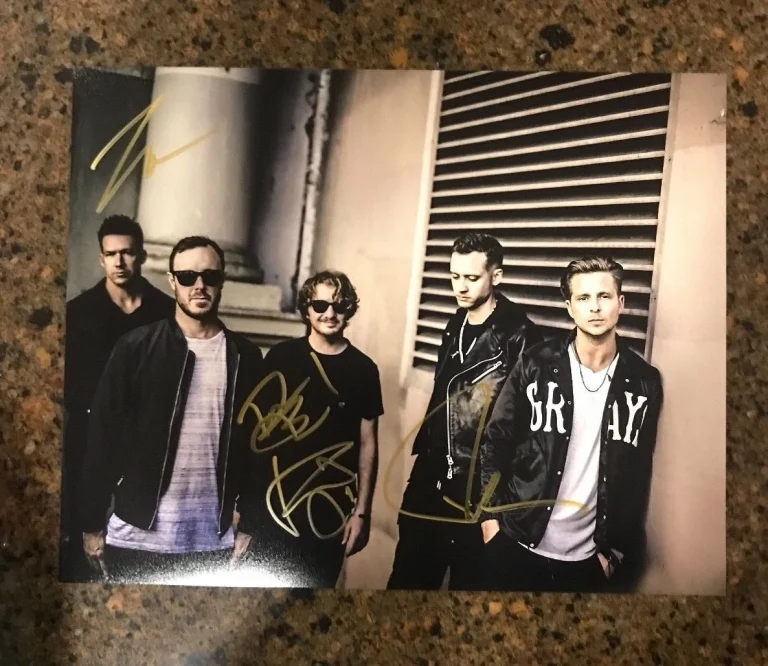 * ONE REPUBLIC * signed autographed 11x14 photo * RYAN TEDDER + 3 * PROOF * 4