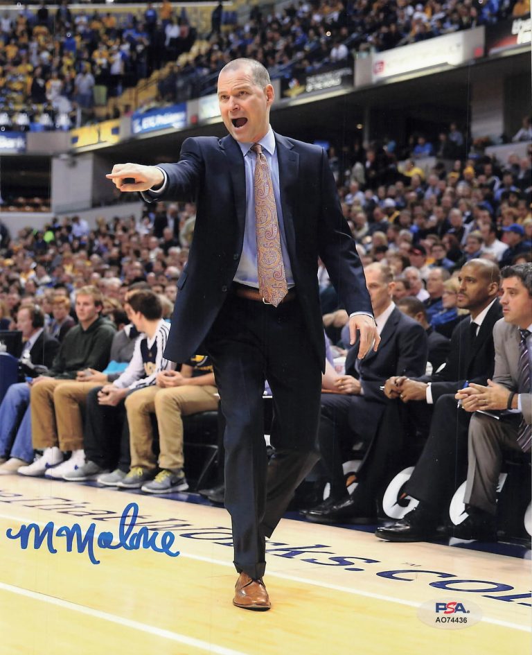 Michael Malone Signed 8x10 Photo PSA Denver Nuggets