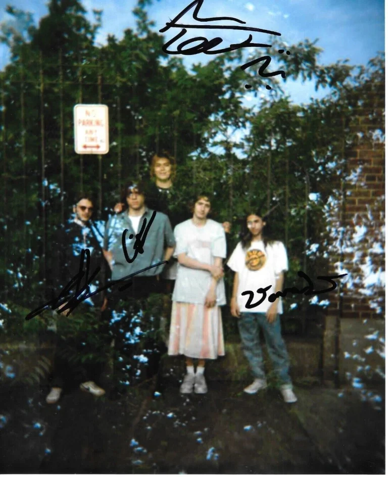 * GEESE * signed 8x10 photo * BAND * LOW ERA * 1