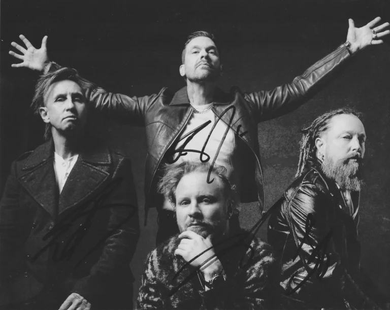 * SHINEDOWN * signed 8x10 photo * SECOND CHANCE * SOUND OF MADNESS * COA *
