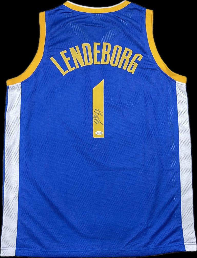 Yaxel Lendeborg Signed Jersey JSA Golden State Warriors Autographed