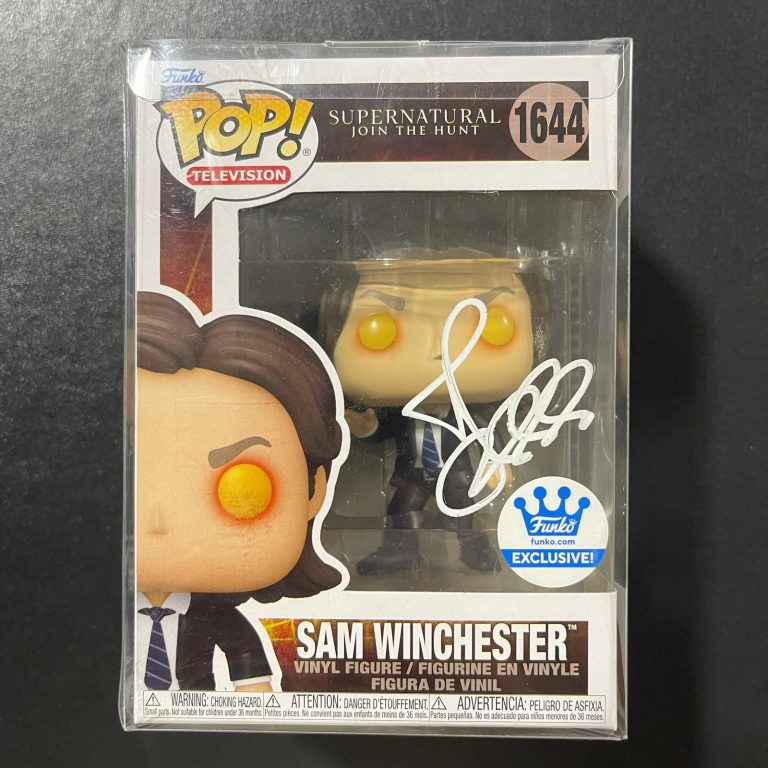 Jared Padalecki Signed Sam Winchester Supernatural Funko Pop! #1644 PSA