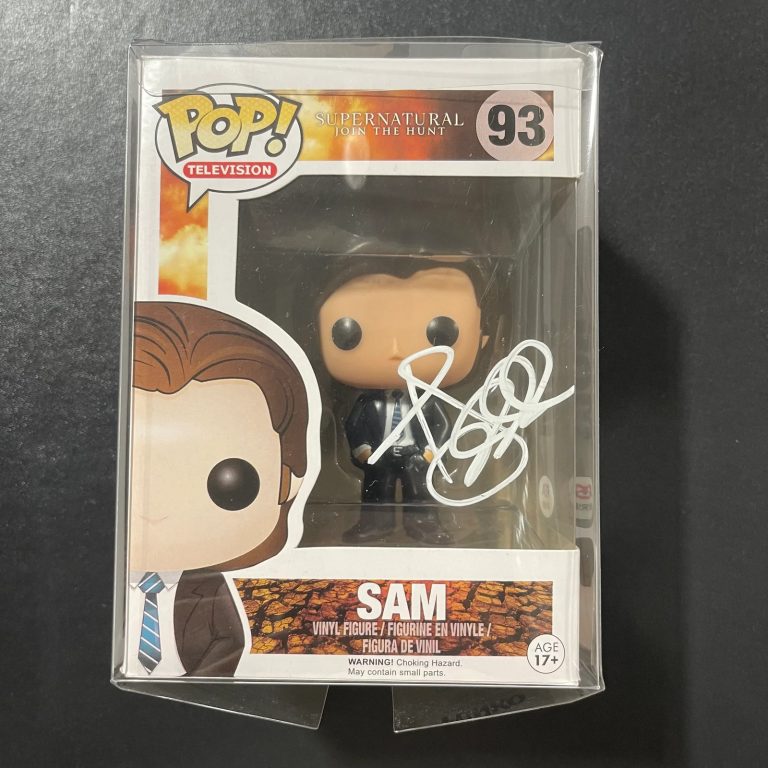 Jared Padalecki Signed Sam Winchester Supernatural Funko Pop! #93 PSA