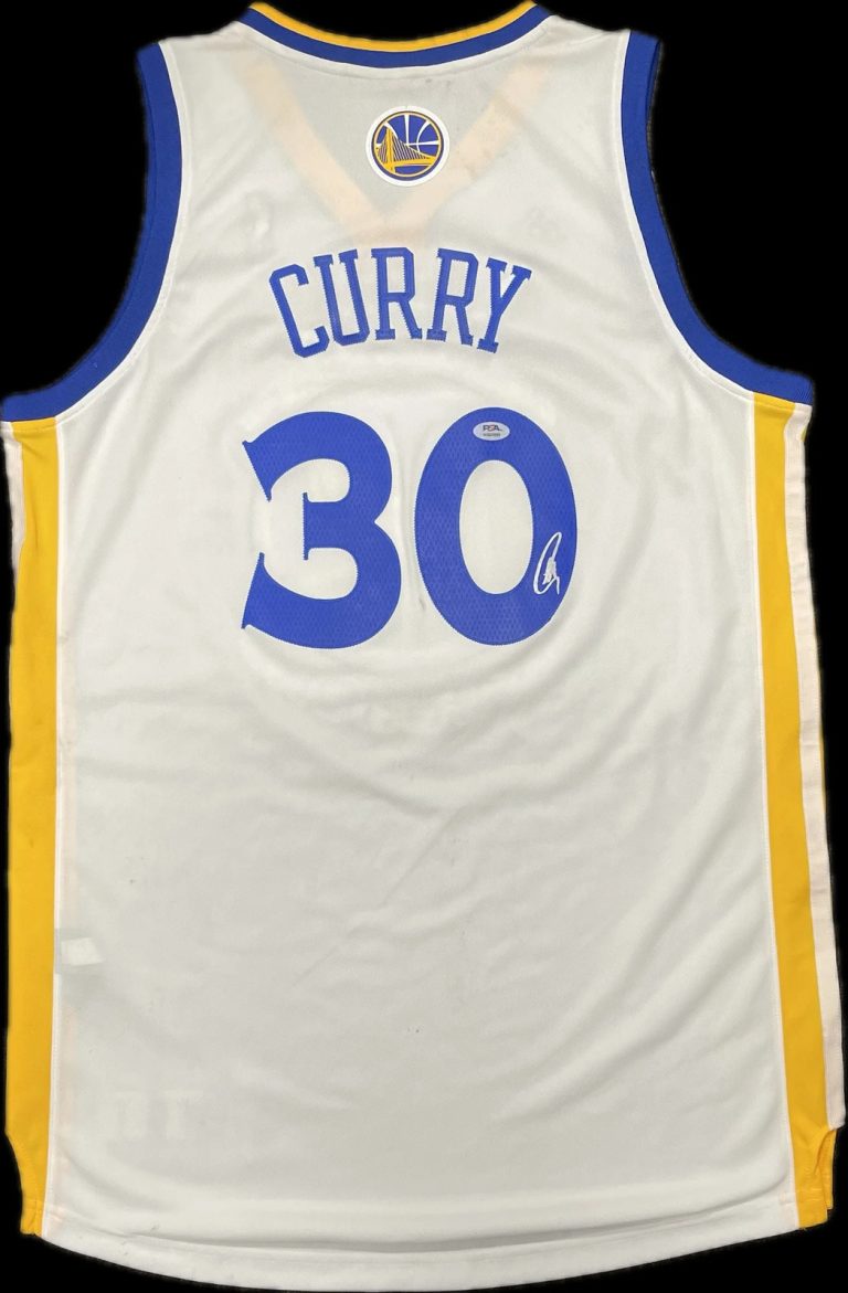 Stephen Curry Signed Jersey PSA Golden State Warriors Autographed