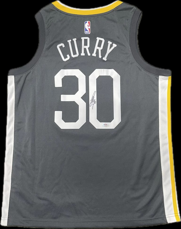 Stephen Curry Signed Jersey PSA Golden State Warriors Autographed