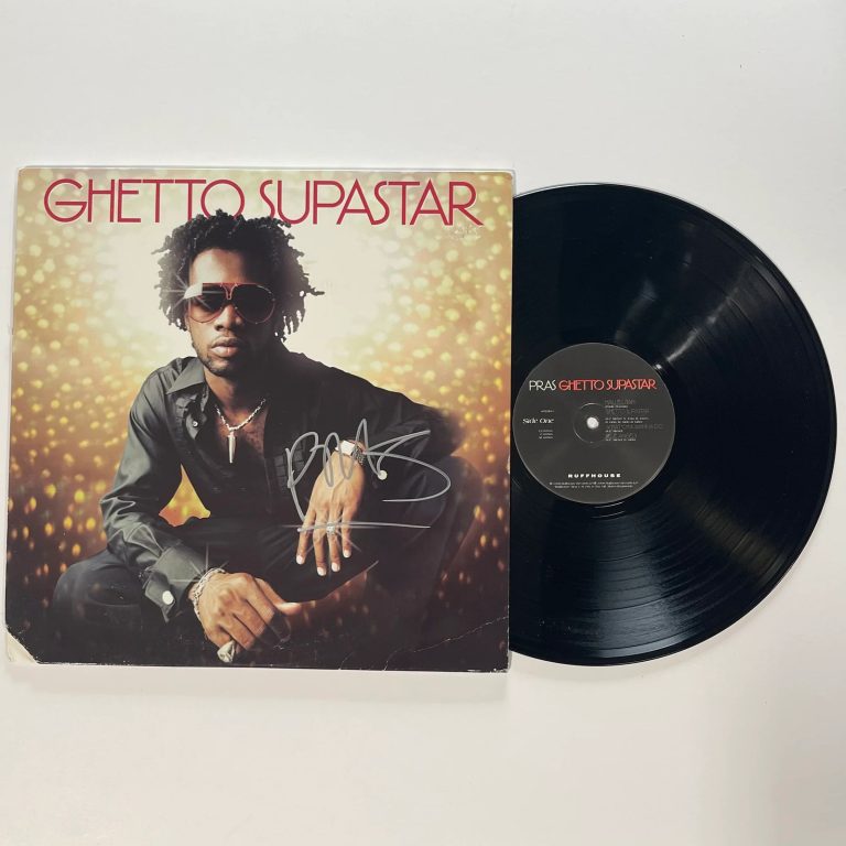 Pras Signed Ghetto Supastar Vinyl Album PSA Autographed