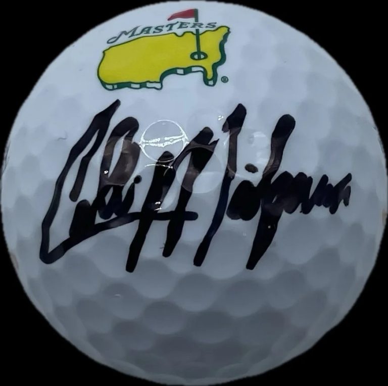 Collin Morikawa Signed Golf Ball JSA Autographed
