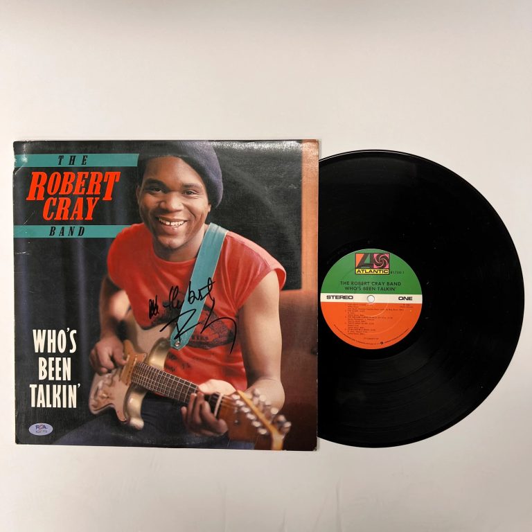 Robert Cray Signed Who's Been Talkin' Vinyl Album PSA