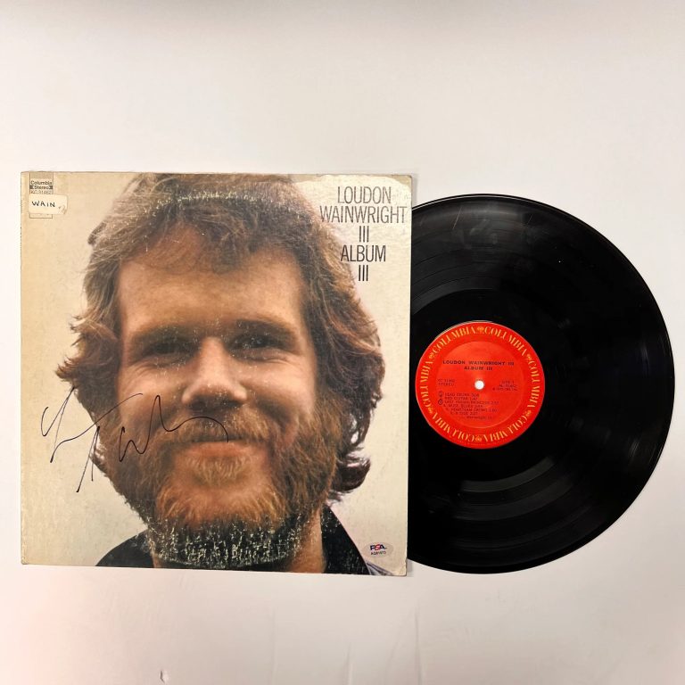 Loudon Wainwright III Signed Album III Vinyl Album PSA Autographed