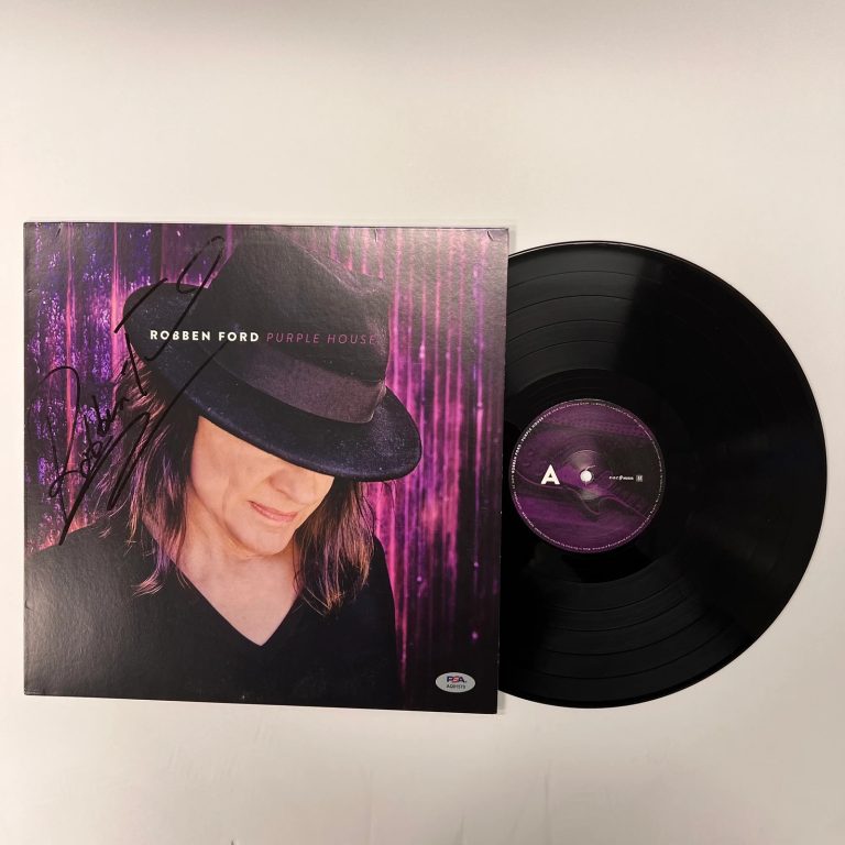 Robben Ford Signed Purple House Vinyl Album PSA Autographed