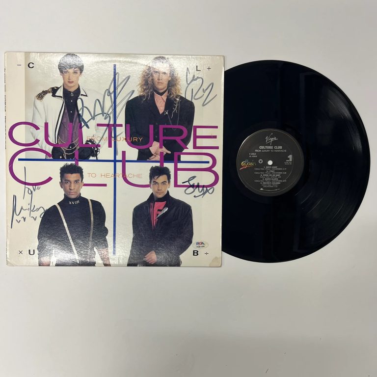 Culture Club Signed From Luxury to Heartache Vinyl Album PSA