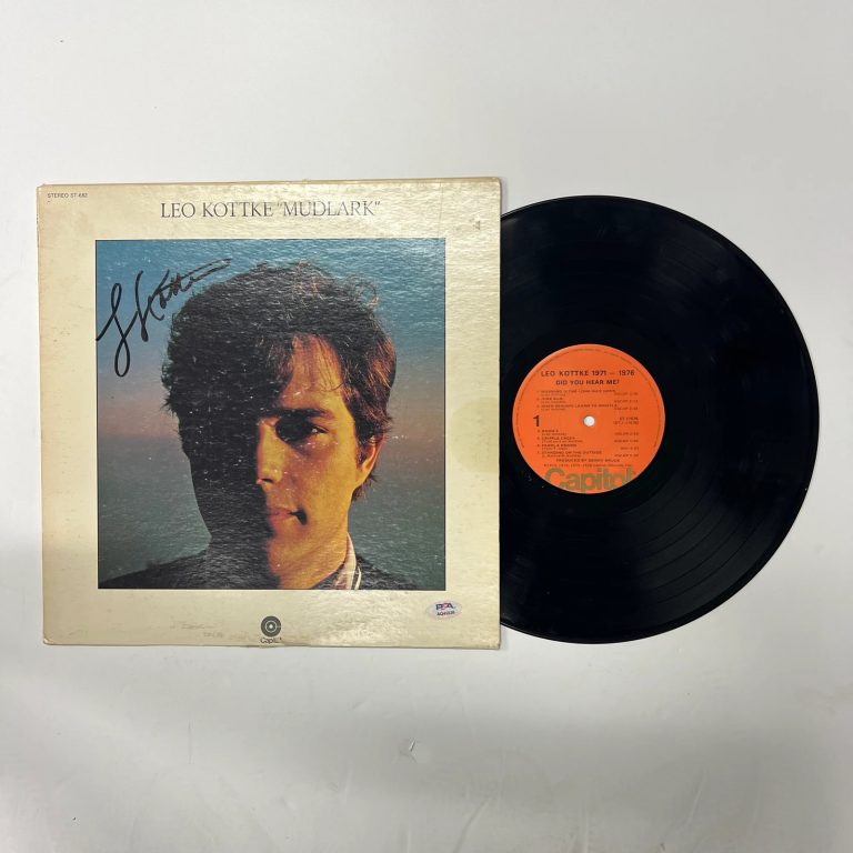Leo Kottke Signed Mudlark Vinyl Album PSA Autographed