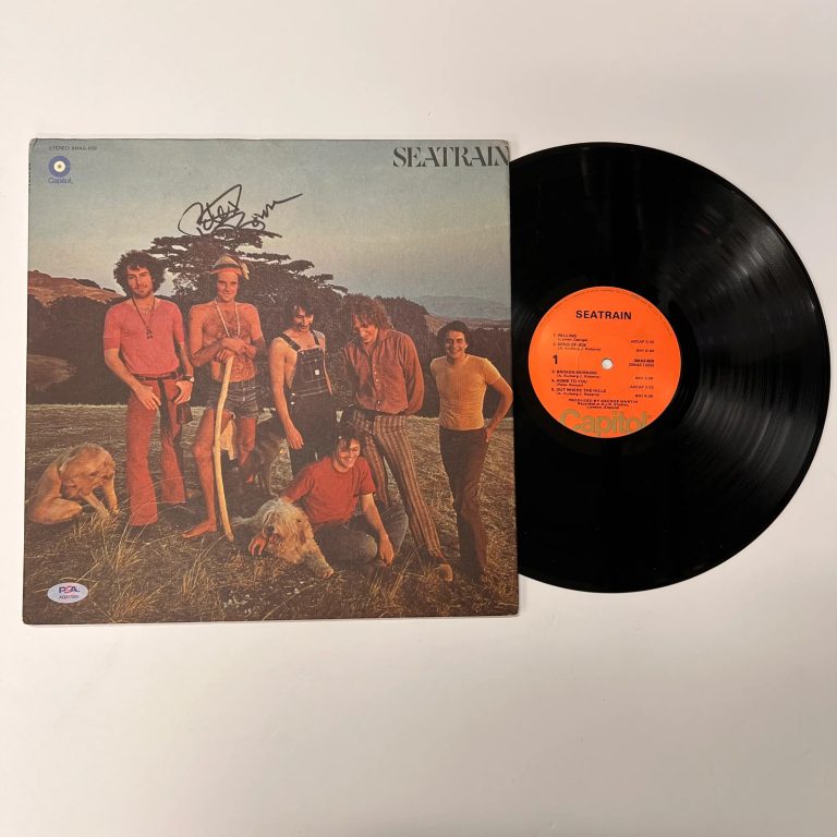Peter Rowan of Seatrain Signed Seatrain Vinyl Album PSA Autographed