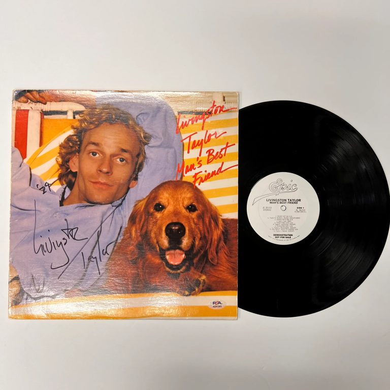 Livingston Taylor Signed Man's Best Friend Vinyl Album PSA Autographed