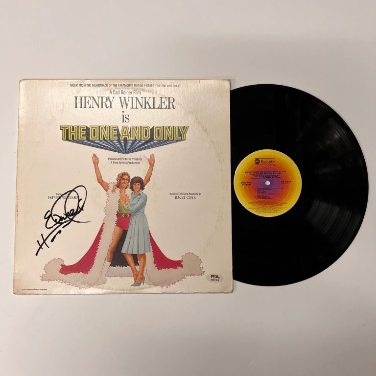 Henry Winkler Signed The One and Only Vinyl Album PSA Autographed