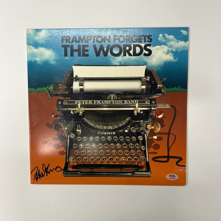 Peter Frampton Signed Frampton Forgets the Words Vinyl Album PSA