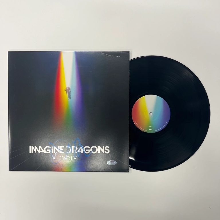 Dan Reynolds Signed Evolve by Imagine Dragons Vinyl Album PSA Autographed
