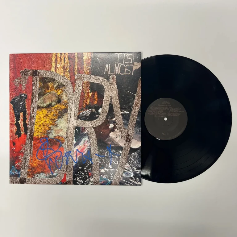 Pusha T Signed It's Almost Dry Vinyl Album PSA Autographed