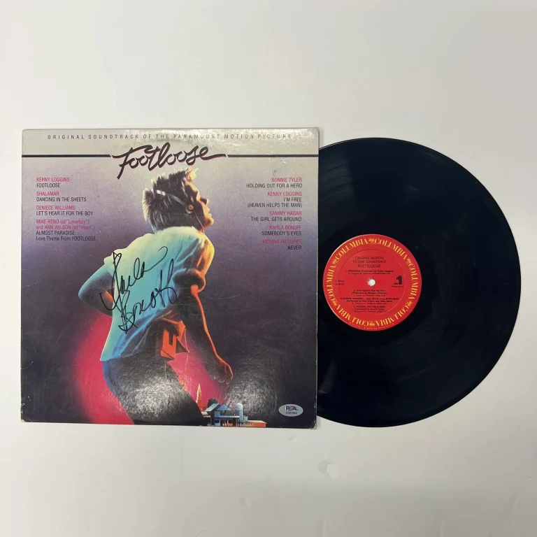 Karla Bonoff Signed Footloose Vinyl Album PSA Autographed