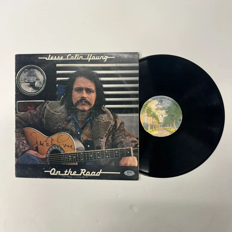 Jesse Colin Young Signed On the Road Vinyl Album PSA Autographed
