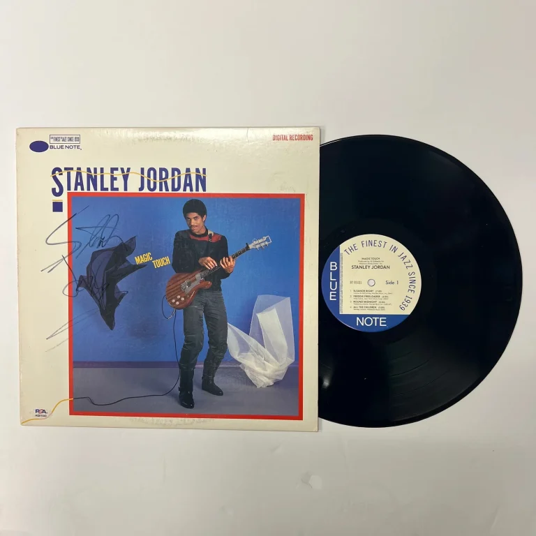 Stanley Jordan Signed Magic Touch Vinyl Album PSA Autographed